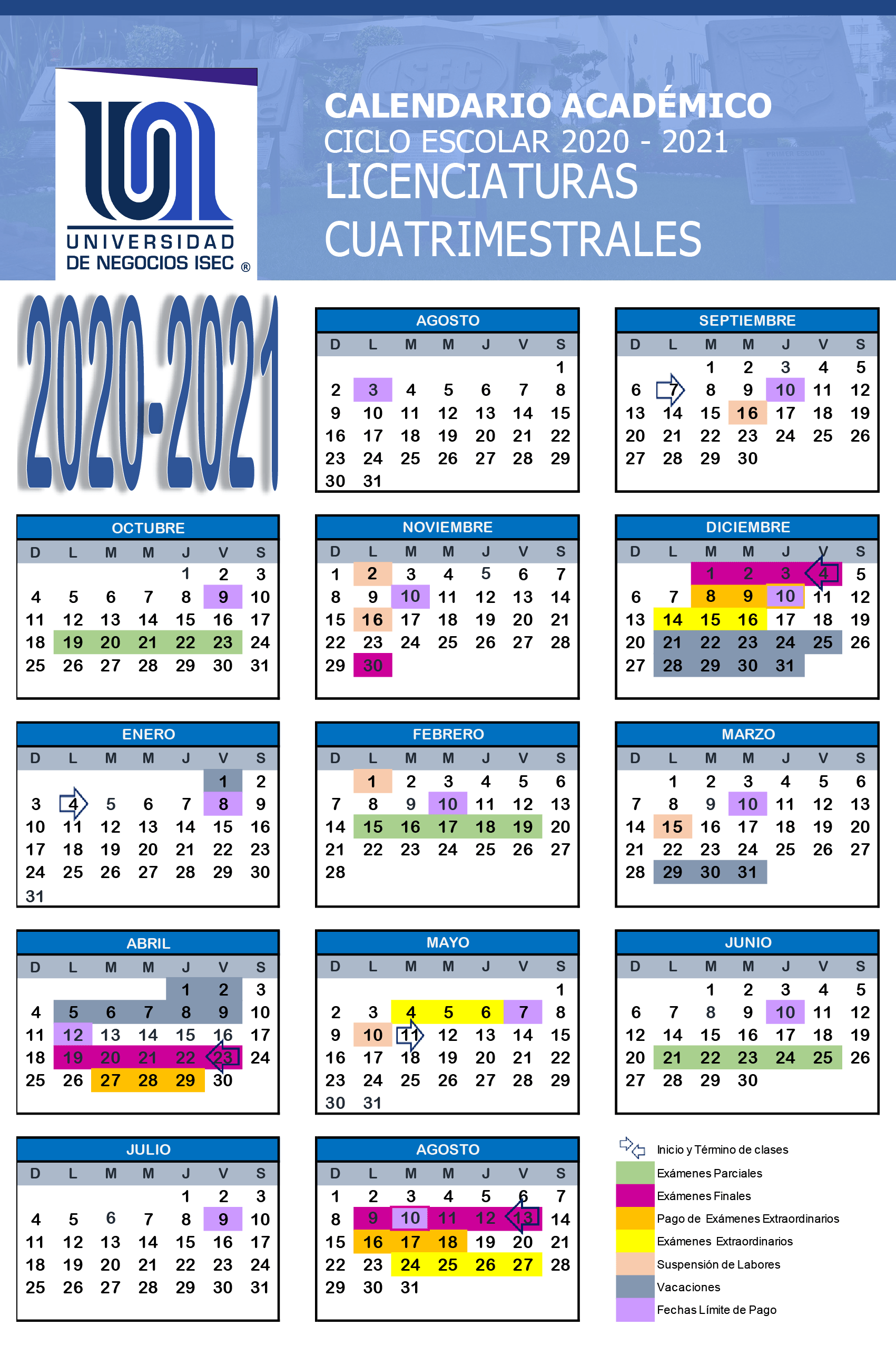 Calendarios Academicos - Gambaran
