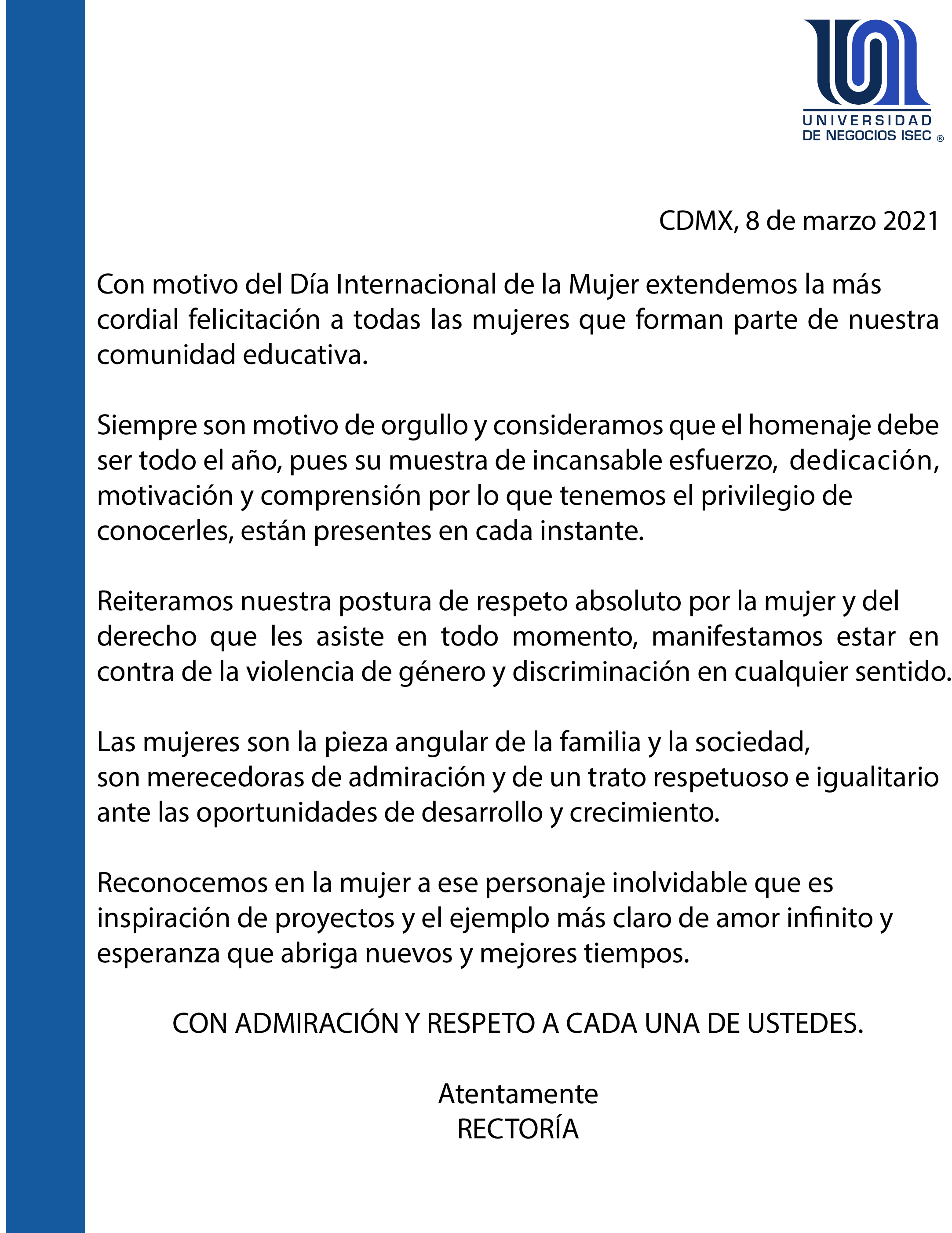 8 de marzo día de la mujer